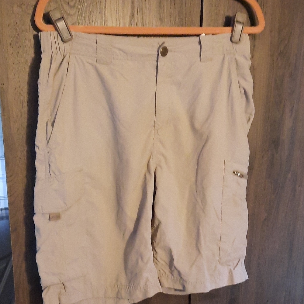 Men's Columbia Tan Cargo Shorts4